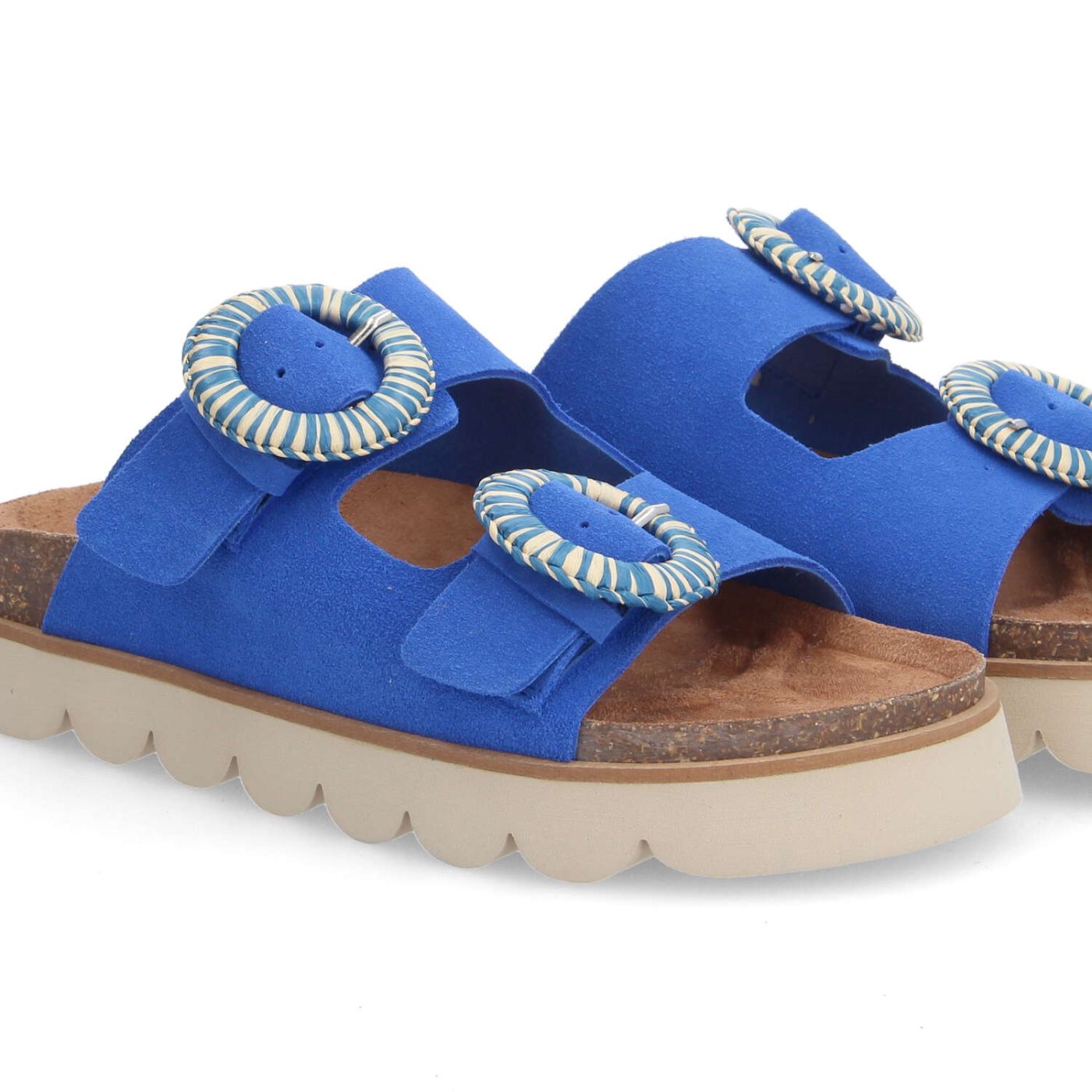 SANDY SLAP W - SUEDE - BLUE